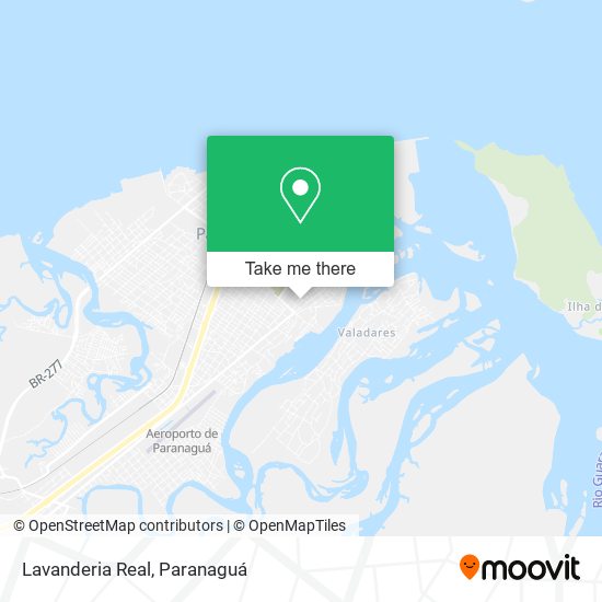 Lavanderia Real map