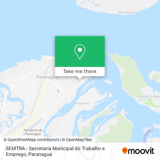 SEMTRA - Secretaria Municipal do Trabalho e Emprego map