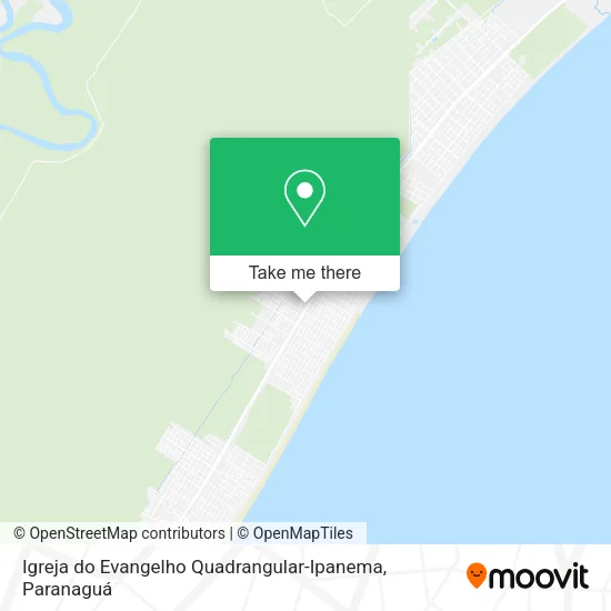 Igreja do Evangelho Quadrangular-Ipanema map