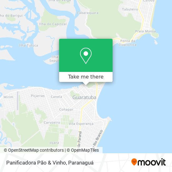 Panificadora Pão & Vinho map