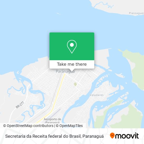 Secretaria da Receita federal do Brasil map