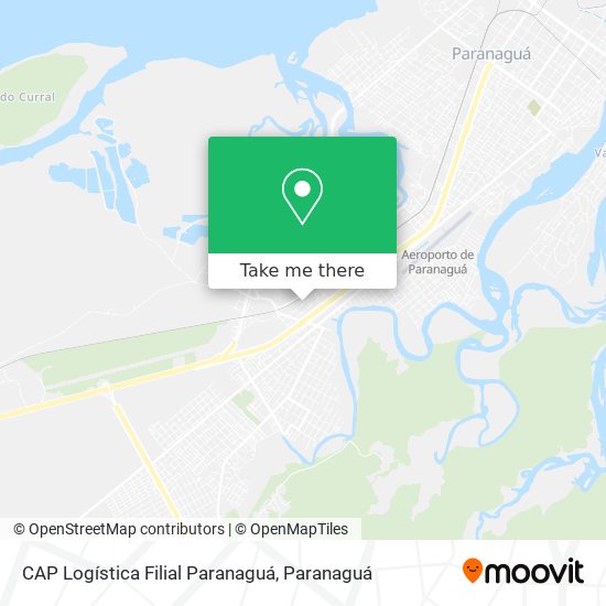 CAP Logística Filial Paranaguá map