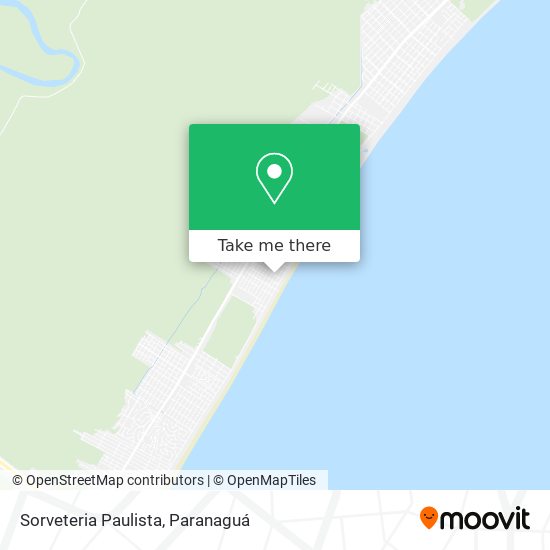 Sorveteria Paulista map