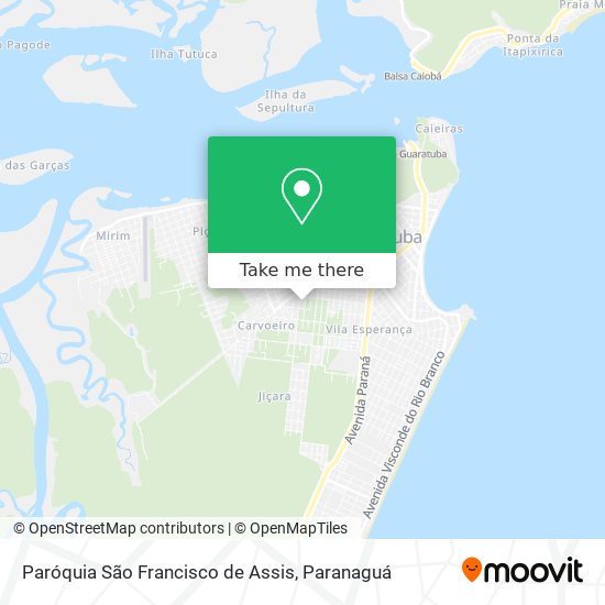 Paróquia São Francisco de Assis map