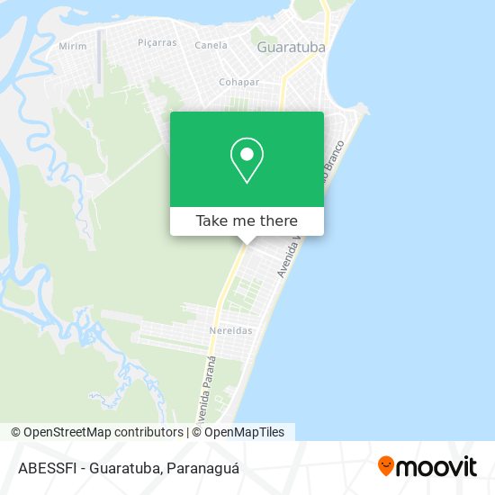 ABESSFI - Guaratuba map