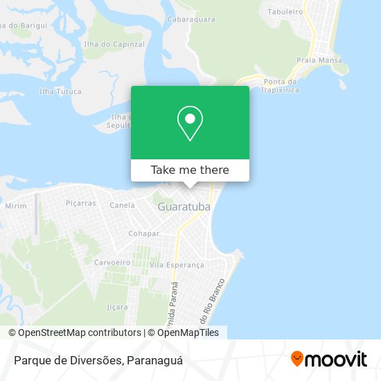 Parque de Diversões map