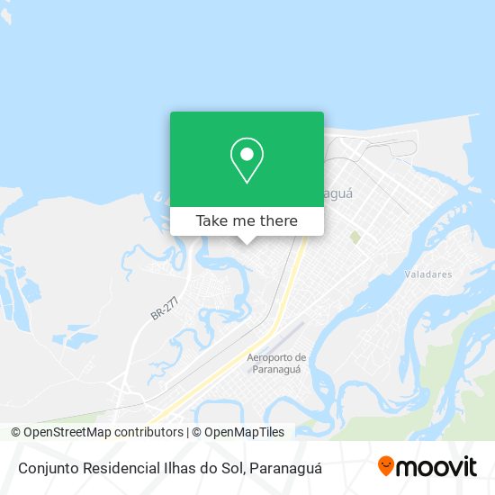 Conjunto Residencial Ilhas do Sol map