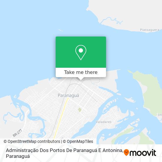 Administração Dos Portos De Paranaguá E Antonina map
