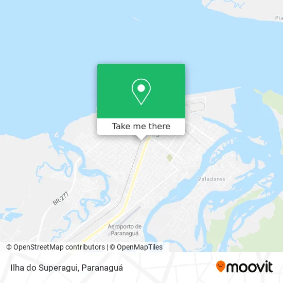 Ilha do Superagui map