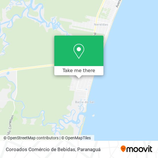Coroados Comércio de Bebidas map