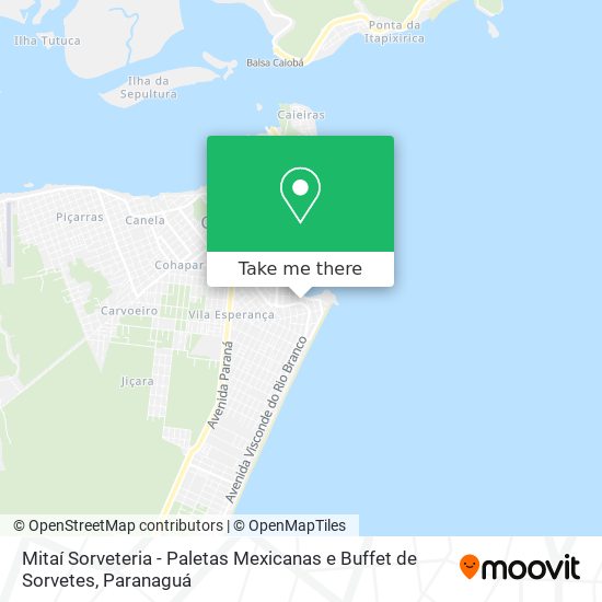 Mitaí Sorveteria - Paletas Mexicanas e Buffet de Sorvetes map