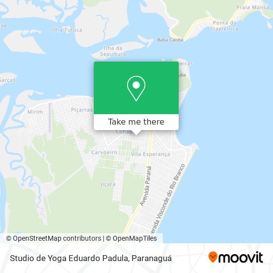 Studio de Yoga Eduardo Padula map