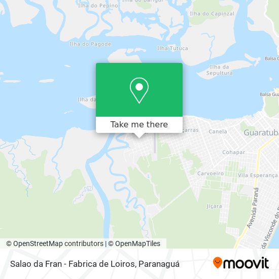Salao da Fran - Fabrica de Loiros map