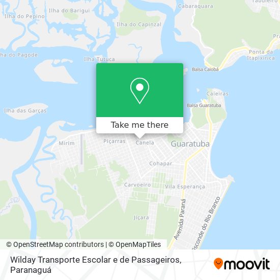 Wilday Transporte Escolar e de Passageiros map