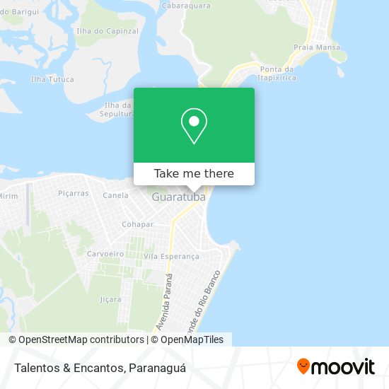 Talentos & Encantos map