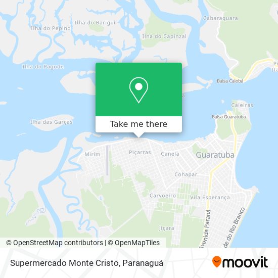 Supermercado Monte Cristo map