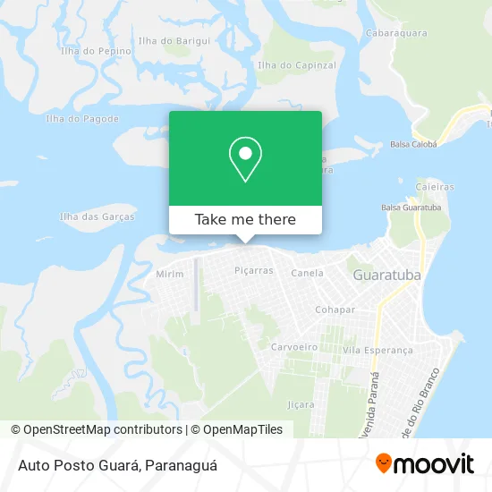 Auto Posto Guará map