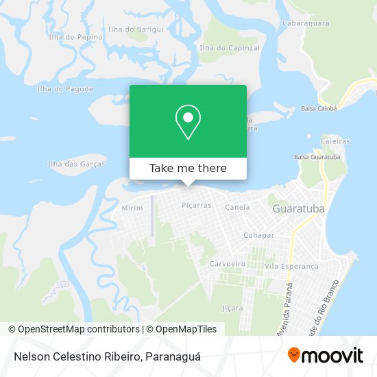 Nelson Celestino Ribeiro map