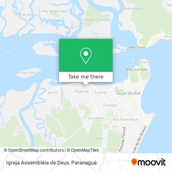 Igreja Assembléia de Deus map