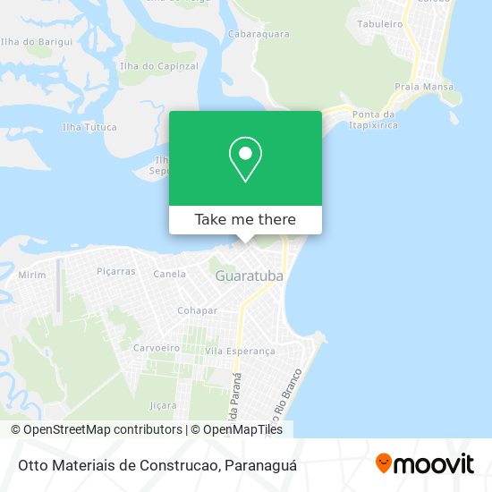 Otto Materiais de Construcao map