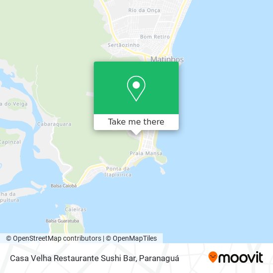 Casa Velha Restaurante Sushi Bar map