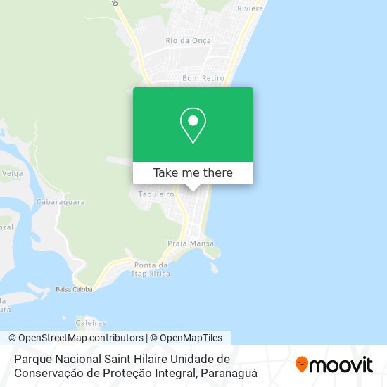 Parque Nacional Saint Hilaire Unidade de Conservação de Proteção Integral map