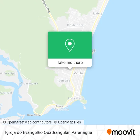 Igreja do Evangelho Quadrangular map