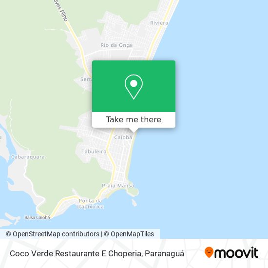 Coco Verde Restaurante E Choperia map