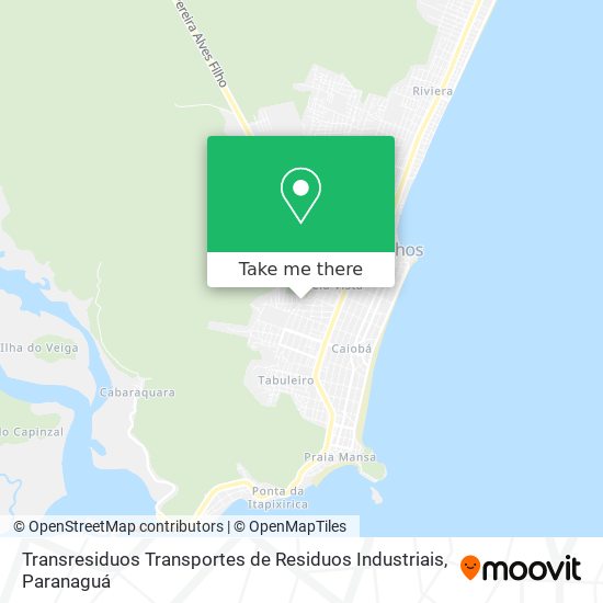 Transresiduos Transportes de Residuos Industriais map