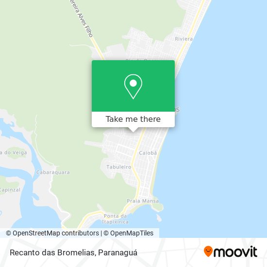 Recanto das Bromelias map