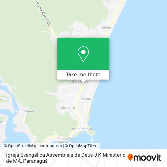 Igreja Evangelica Assembleia de Deus J K Ministerio de MA map