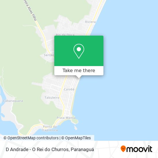 D Andrade - O Rei do Churros map