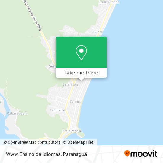 Www Ensino de Idiomas map