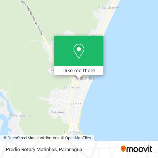 Predio Rotary Matinhos map