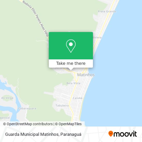 Guarda Municipal Matinhos map
