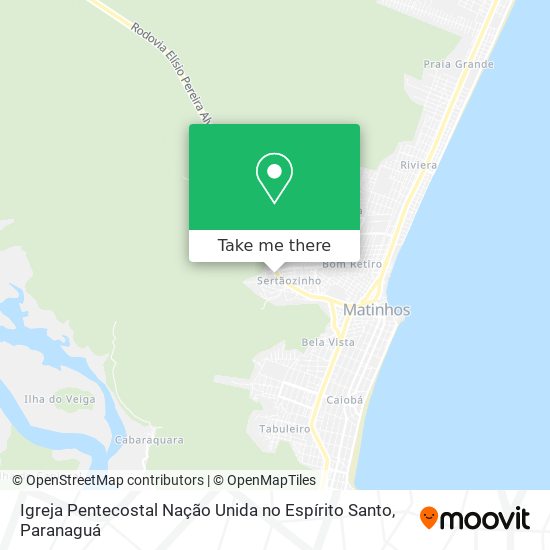 Igreja Pentecostal Nação Unida no Espírito Santo map