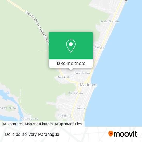 Delicias Delivery map