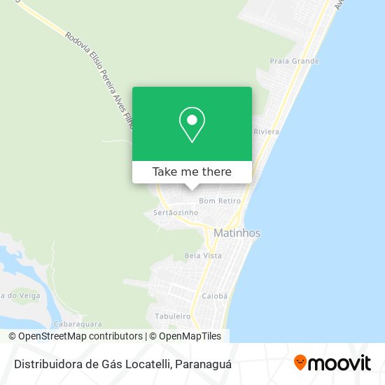 Distribuidora de Gás Locatelli map