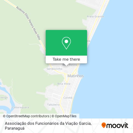 Associação dos Funcionários da Viação Garcia map