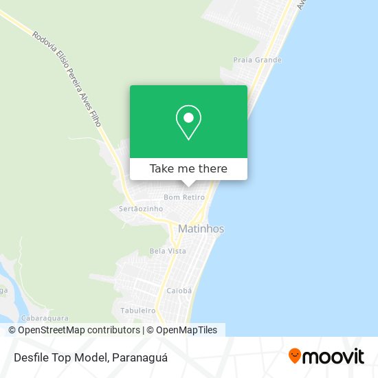 Desfile Top Model map