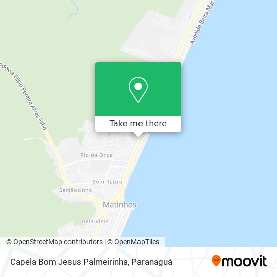 Capela Bom Jesus Palmeirinha map
