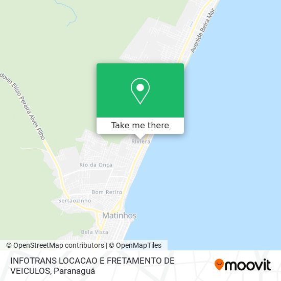 INFOTRANS LOCACAO E FRETAMENTO DE VEICULOS map