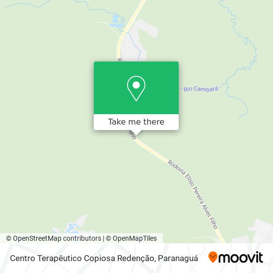 Centro Terapêutico Copiosa Redenção map