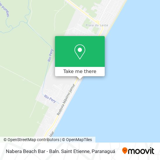 Nabera Beach Bar - Baln. Saint Etienne map