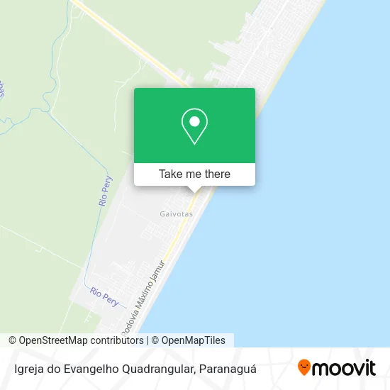Igreja do Evangelho Quadrangular map