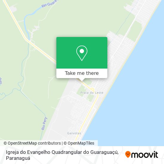 Igreja do Evangelho Quadrangular do Guaraguaçú map