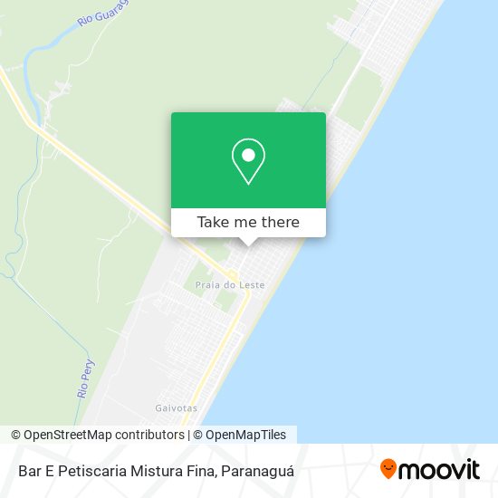 Bar E Petiscaria Mistura Fina map