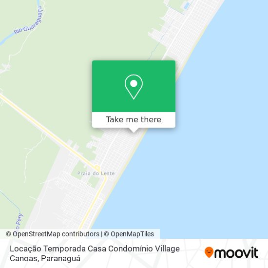 Locação Temporada Casa Condomínio Village Canoas map