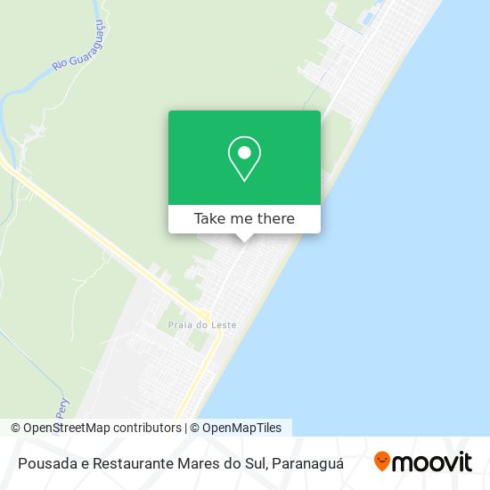 Pousada e Restaurante Mares do Sul map