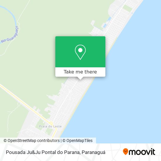 Pousada Ju&Ju Pontal do Parana map
